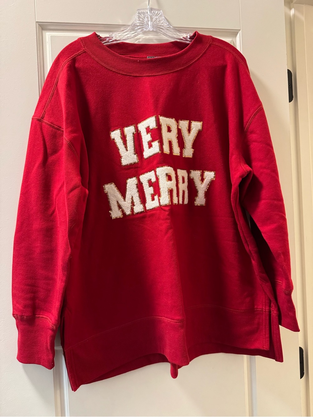 Maurices Red 'Very Merry' Crewneck Sweatshirt